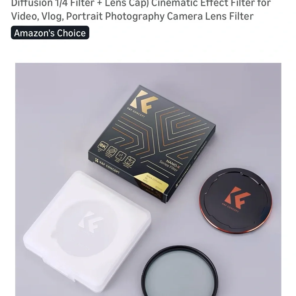 K&F Concept Nano Series Filter NWT